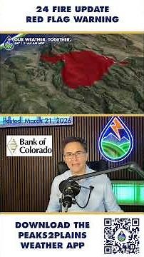 24 FIRE UPDATE: Red Flag Warning through 11 pm.