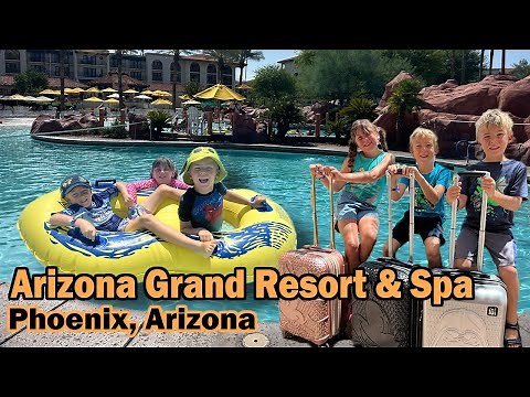 Tour the Arizona Grand Resort & Spa in Phoenix Arizona - Resort Tour and Oasis Water Park