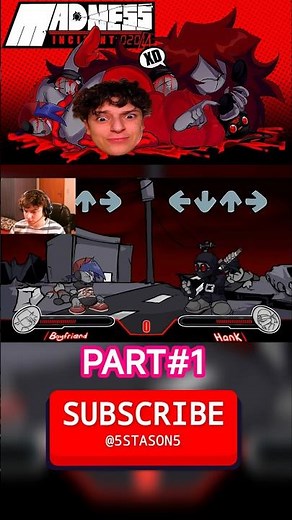 Friday Night Funkin’ VS MADNESS Incident 0201A (PART 1) #shorts #fnfmod #fridaynightfunkin #stason