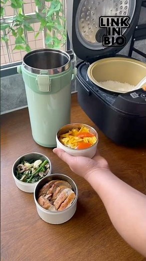 🍱 Best Insulated Lunch Box | Keep Food Hot or Cold All Day ❄️🔥#kitchengadgets #shorts #gadgets