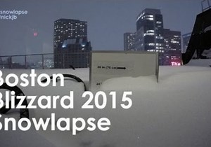 Amazing Time-Lapse Shows Forty Hours of Boston Blizzard