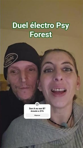 Duel électro psy 🌲🌑 – Ce soir 21h - #musicchallenge #shortsmusic