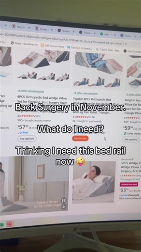 What do I need?! Still waiting to find out if I’m having disc replacement or fusion at L5S1. 👵🏼 #backpain #backsurgery #spinalfusion #microdiscectomy #laydown