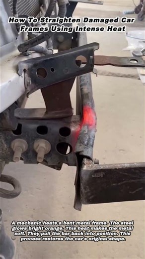 How To Straighten Damaged Car Frames Using Intense Heat
