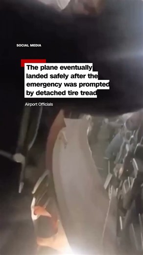 Violent shaking causes ceiling collapse on plane