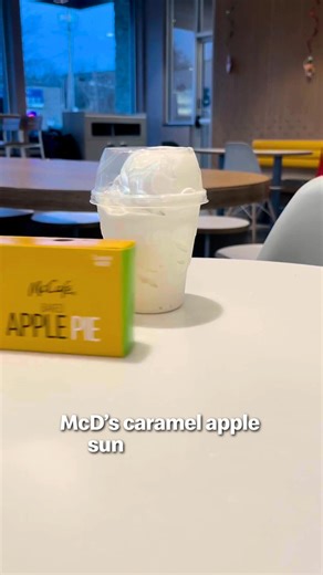 Celebrate National Pie Day with a Caramel Apple Pie Sundae. 🥧🍦 Here’s everything you need to build it: ✨ One warm Baked Apple Pie ✨ A cup of vanilla soft serve ✨ A side of caramel Break up the pie, add it to your ice cream, and finish with caramel on top. The perfect treat for pie lovers. | Gray Family McDonald's