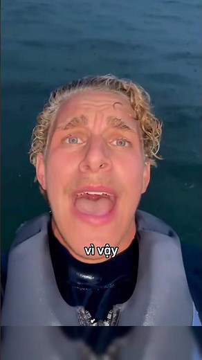 Is he really stranded in the middle of the ocean? 😮