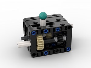 LEGO MOC-112023 Simple 2-Speed Gearbox (Mindstorms 2022)