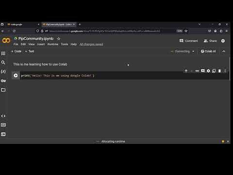 Learn how to use Google Colab for Python Coding