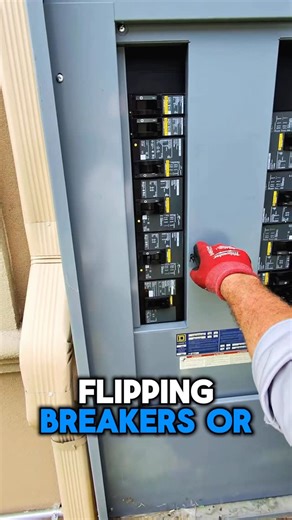 Sascha | Blue-collar | HVAC Service Tech | Avoid arc flash ⚡️ It’s best practice to use one hand (closer to the disconnect handle), stand to the side of the panel, turn away, and... | Instagram