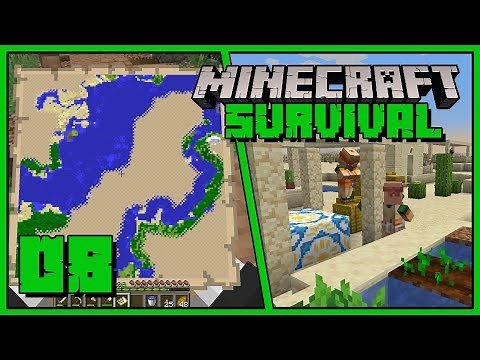 Minecraft - mapa, wioska, naciekowa jaskinia i osadnicy | Minecraft 1.19 Survivalowy Poradnik 08