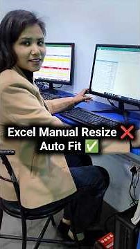 Excel Auto Fit Column Width #excel #exceltips #computer