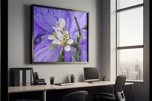 Vibrant Botanical Printable Wall Art - Modern Macro Flower Landscape, Nature-inspired Colorful Close-up, Digital Art Print Download 35 - Etsy