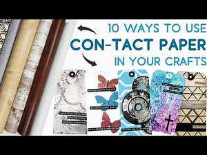 10 Ways to Use Contact Brand Paper in Your Crafts | Shelf Liner Crafts
