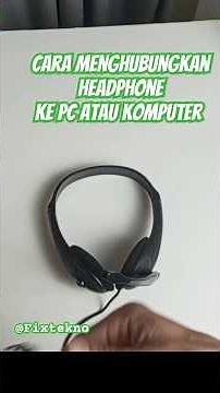How to Connect Headphones or Headsets to a PC / Computer # #computer #computer #headset #headphone