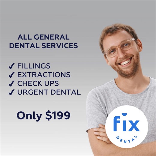 There's more to save and smile about with $199 for all general dental services. Get modern dentistry without the inflation tax. Book online today! | Fix Dental | Facebook