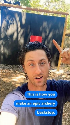 Epic archery backstop! #archery