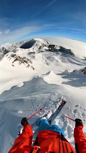 mini ak lines are fun too! #skiing #skitok @Meier Skis @ORTOVOX