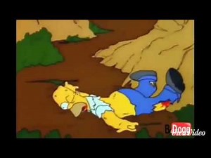 Homer Simpson getting hurt part 1
