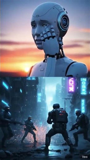 #ai robot crying to seen there