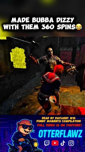 360s are the only way to survive in DBD😂 #deadbydaylight #dbd #dbdshorts #dbdsurvivor #dbdmemes