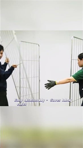 How to properly detachable a roll container #hmgroup #storagesolutions #warehouseequipment #rollcage