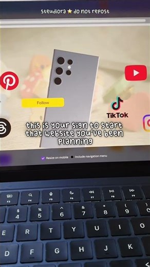 finally made my own #website using my OWN FAVOURITE COLOUR & just proud!#canvaweb #steudiora #design