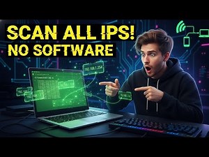 Scan All IP Addresses on Your Network Using CMD (No Software Needed) | Find Connected Devices Easily