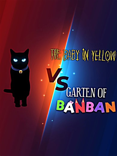 Black Cat Vs The Baby in Yellow and Garten of Banban | SOS Official