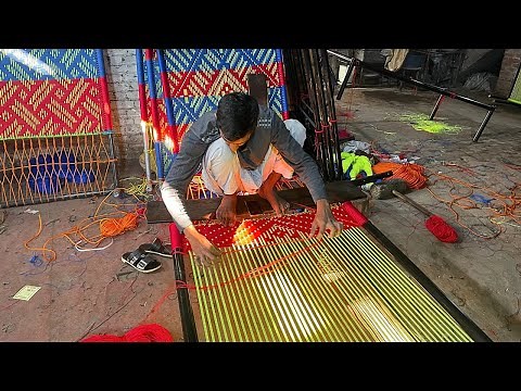 Traditional Cot Making | Incredible Weaving Technique