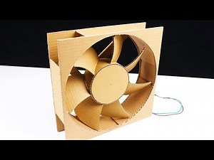 How to make a cardboard CPU cooling fan