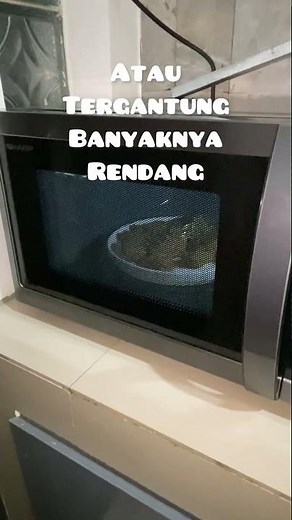 Cara Memanaskan Rendang Menggunakan Microwave #shorts