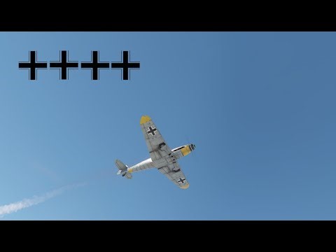 Bf 109 G-6 Intense Defensive Sortie – 4 kills in a flight | War Thunder Simulator Battle