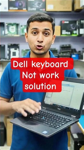 dell keyboard not work solution #delllaptop #keyboard