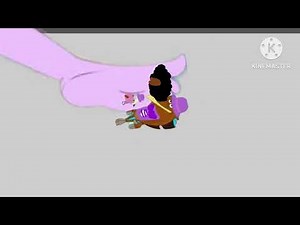 Zig and Puddle sniff and lick the feet from the Twilight Sparkle