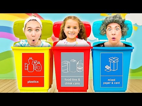 Ruby and Bonnie learn recycling and how to help the environment