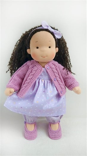 Another custom Waldorf doll is ready. Soon she will go home to become a long-awaited gift 😊 You can order a custom doll from me or buy patterns and tutorials for dolls and their clothes. Custom made 15 inch Waldorf doll https://www.ebay.com/itm/176603767575 15 inch /38 cm Waldorf doll pattern and tutorial https://varvadoll.ecrater.com/p/42491763/diy-waldorf-doll-15-inch-38-cm Knitted clothes patterns https://varvadoll.ecrater.com/p/46601200/diy-14-16-36-40-cm-doll-cardigan-booties #varvaDoll #w
