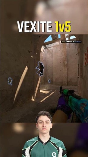 THIS 1V5 CLUTCH IS ILLEGAL… VEXITE 1V5 WITH INS 🫨