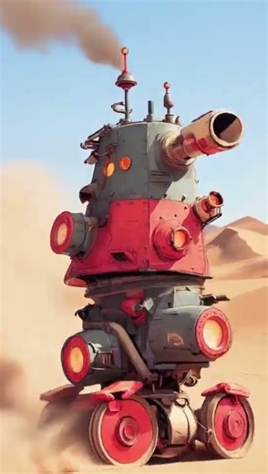 This Mech Looks Dangerous… But Kinda Cute 🤖✨