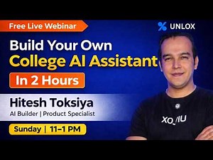 Build Your Own AI Tool in 2 Hours | Free Live Workshop🔥- No Coding Needed