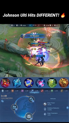 Jonson Mage Tank Build 💥#mlbb #5vs5 #mlbb #shorts #viral#mobilelegends