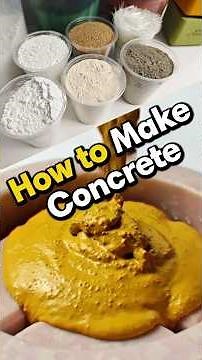 I found The Best Concrete Recipe for Mold pouring — DIY Mix