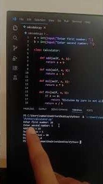 Day 13/180 🚀 Refactored My Calculator Project Using OOP | Classes & Objects in Python