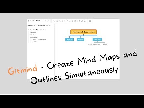 Gitmind - Create Mind Maps and Outlines Simultaneously