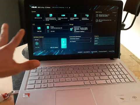 How to format an ASUS x543ba, x540, x515, x541 laptop. How to install Windows.