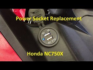 Power socket replacement - Honda NC750X