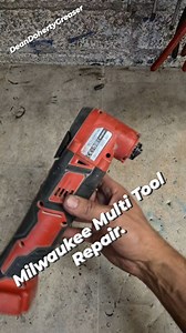 11K views · 517 reactions | This is a common problem for the milwaukee multi tool. Broken wires. This is the second repair for this one by yne looks of it. They normaly brake that the motor or the battery contacts. #milwaukee #tools #multitool #repaid #restoration #fix #mend #powertools #m18 #cordless | Deandohertygreaser | Facebook