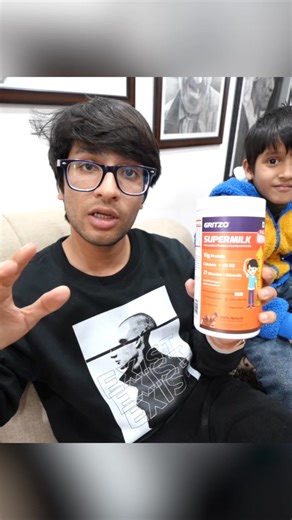 The wonders of calcium,multivitamins and essential nutrients in Gritzo Supermilk for your child's health. 🥇 Introduce Gritzo SuperMilk! ✅ Loaded with 2X Protein to support their development and height. ✅ Rich in calcium and 100% RDA for strong bones and teeth. ✅ Packed with 21 essential minerals and vitamins for optimal growth ✅ No artificial additives, just pure goodness! Shop now and Get Upto 20% OFF EXTRA 5% OFF (Code:SAVE) and 5% Gritzo cash with every prepaid order at www.gritzo.com | Grit