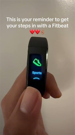 This is your reminder to get your steps in with a fitbeat ❤️#Fitness #fitnesstracker #tracker #step