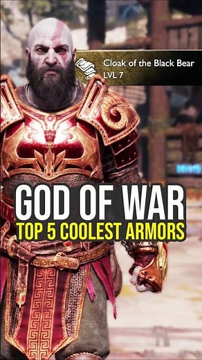 Top 5 Coolest Armors In God Of War... (God Of War Ragnarok Best Armor)